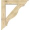 Ekena Millwork Funston Traditional Rough Sawn Bracket w/ Offset Brace, Douglas Fir, 8"W x 40"D x 44"H BKT0806X40X44FST01RDF - alternate 4